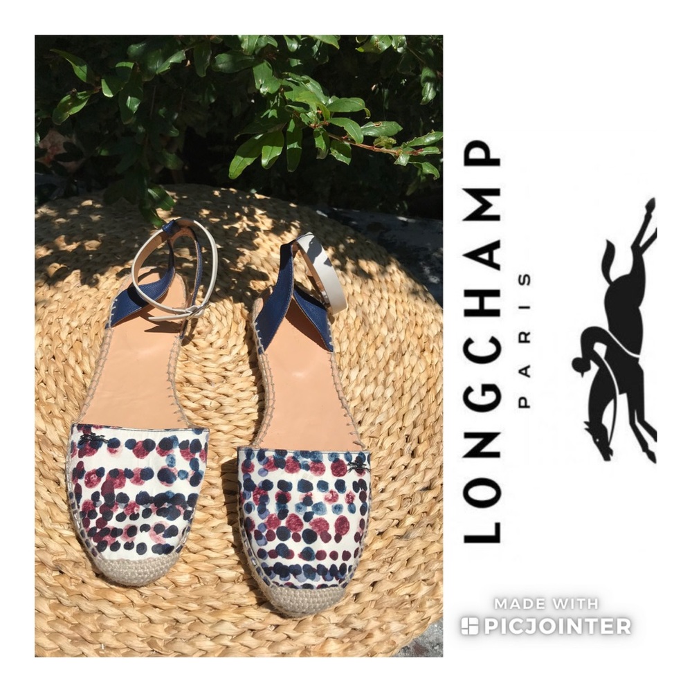 LONGCHAMP🍁🍂Women’s flats Espadrilles size 10